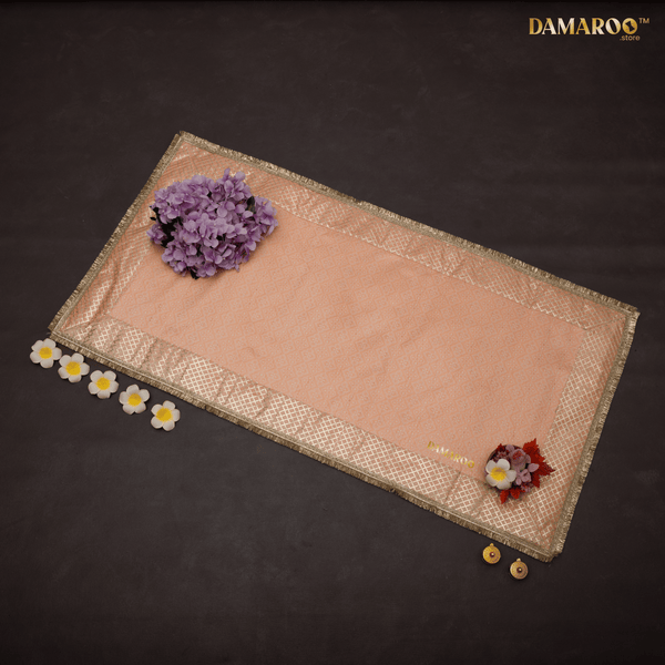 Peach Prabhā Pooja Mat 2x4 ft